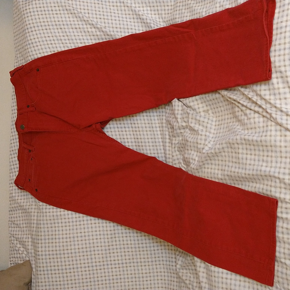 Levi's 569 33 x 32 Red jeans